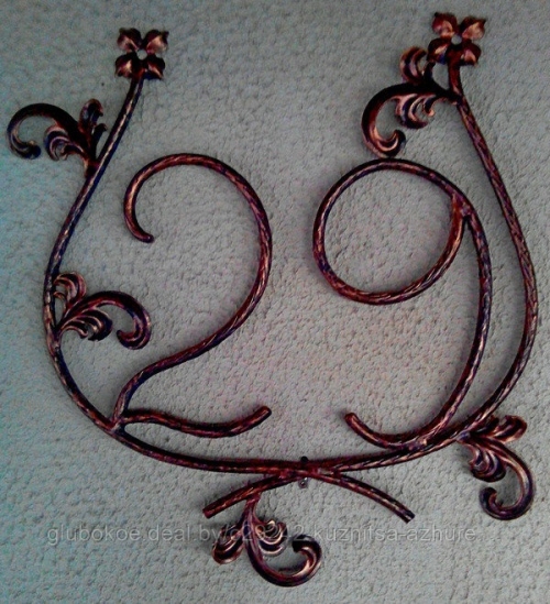 Кованый номер дома