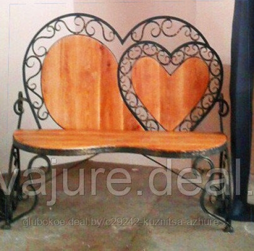 Скамейка "Сердце"
