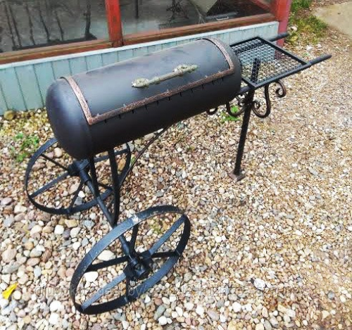 Мангал на колесах №16