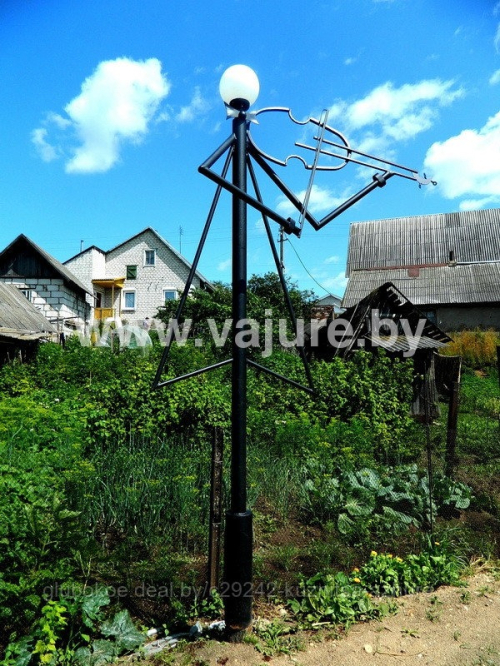 Фонарь кованый "Скрипач"