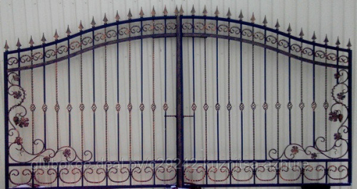 Ворота "Виноградная лоза" №34