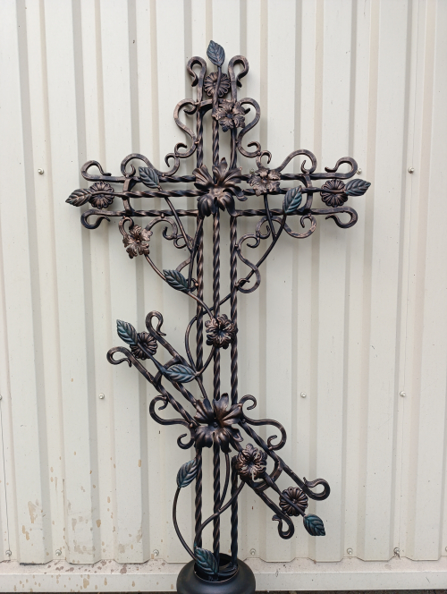Крест кованый православный №43