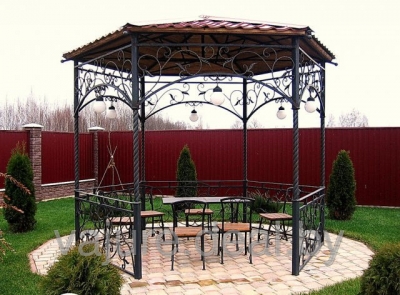 Кованая беседка №3