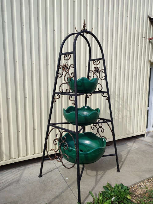 Цветочница металлическая №17 с термочашами