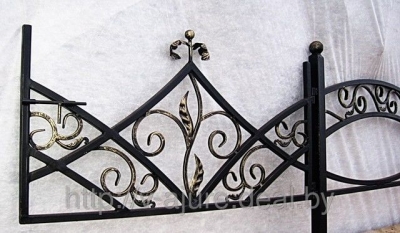 Оградка кованая №1