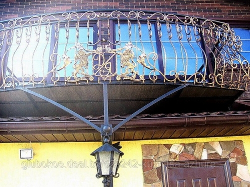Кованое ограждение на балкон №14