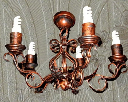 Люстра кованая №14