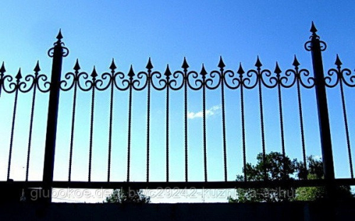 Забор металлический №17