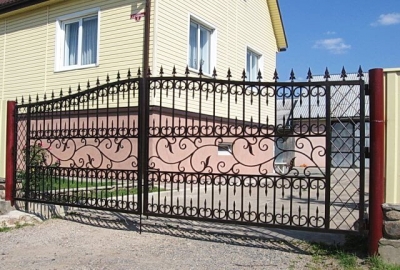 Ворота кованые №6