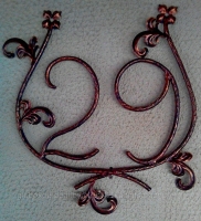 Кованый номер дома