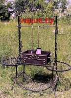 Мангал кованый с вертелом №3