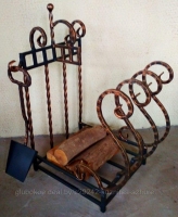 Каминный набор с дровницей №7