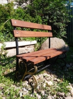 Скамейка кованая №28