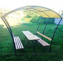 Беседка со скамейками и столом №5