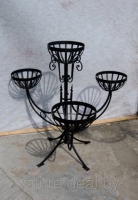 Цветочница кованая на 4 чаши №12