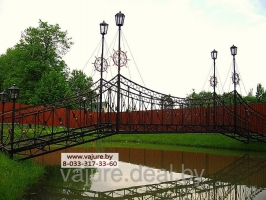 Кованый мост в морском стиле №4