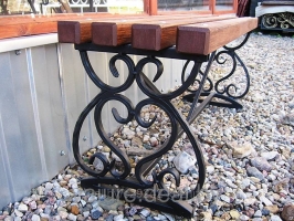 Кованая скамейка 1,0 м   №29