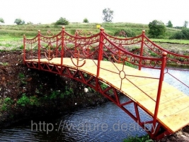 Мостик кованый №1