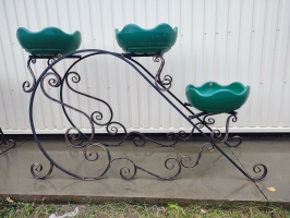 Цветочница металлическая №6 с термочашами