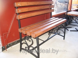 Кованая скамейка 1,2 м   №33