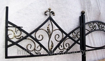 Оградка кованая №1