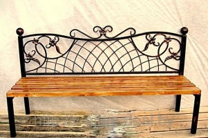 Скамейка кованая №23