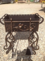 Мангал переносной кованый №9