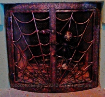 Каминные дверцы "Паутина" №10
