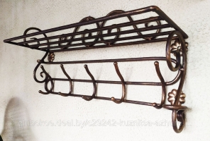 Вешалка для одежды на стену №12