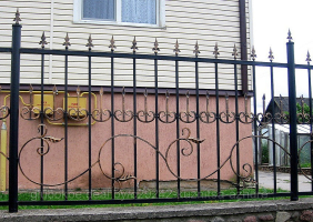 Забор металлический №18