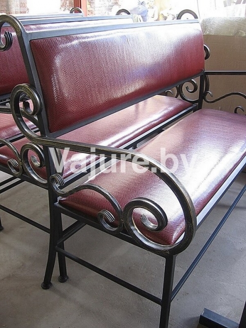 Диван кованый №3