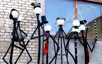 кованые фонари в Глубоком www.vajure.by